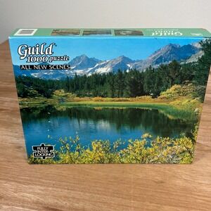 Guild 1000 Piece Jigsaw Puzzle MountainLake Landscape 4710-39 Western Publishing